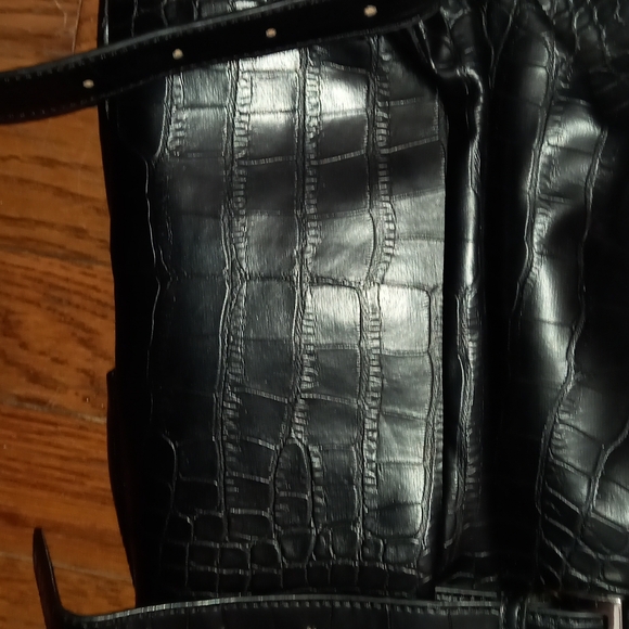 Vivienne Westwood Black Croc Backpack - Picture 4 of 11